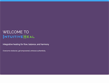 Tablet Screenshot of intuitiveheal.com
